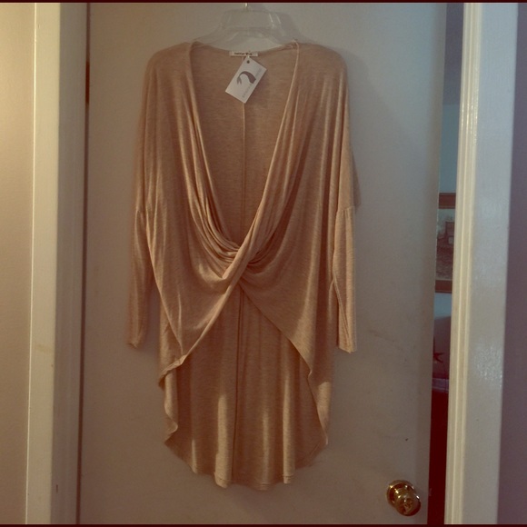 Light beige, light weight tunic