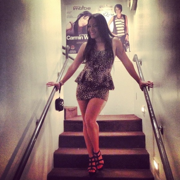 Sexy leopard Peplum dress!