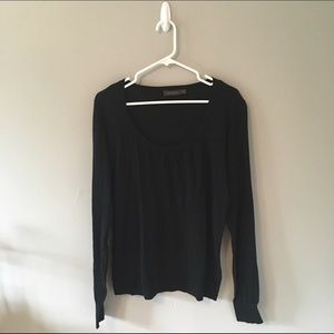 The Limited black scoop-neck sweater