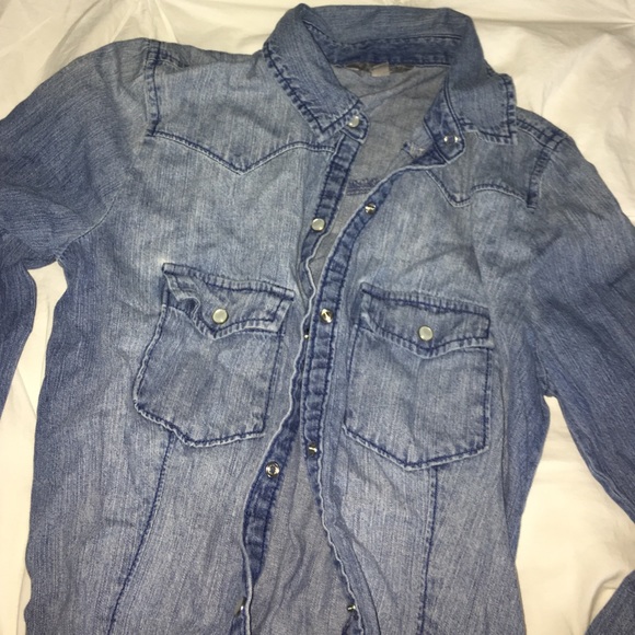 Denim button down - Picture 2 of 2