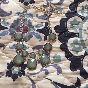 Gray bubble necklace