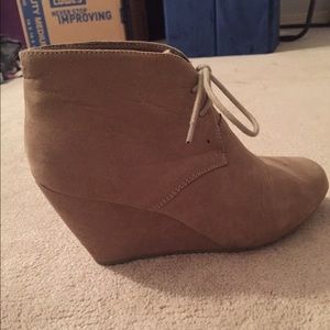Wedge booties!!