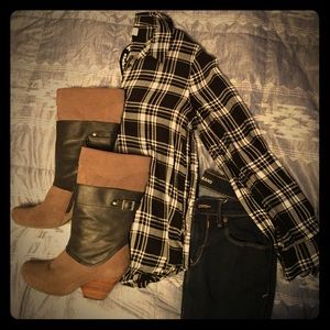 Suede & Leather Boots