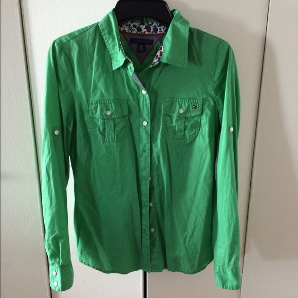 Tommy Hilfiger Green blouse - Picture 3 of 4