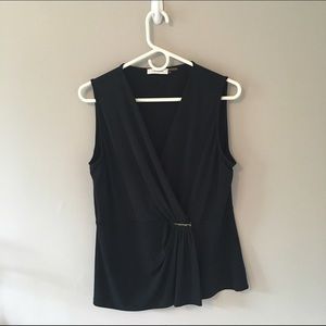 Calvin Klein wrap blouse