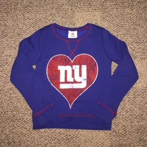 Girls NY Giants sweatshirt