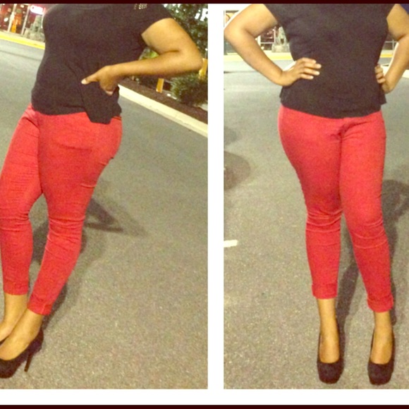 Cute Red Pants! (Plus Size)