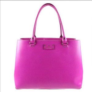 Kate Spade Wellesley Fallon Large Hot Pink Tote
