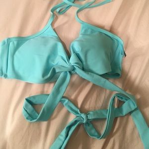 Aerie wrap swim top