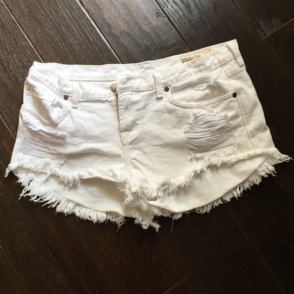 Flash sale! Pistola white jean cut offs:Sz M (6-8)