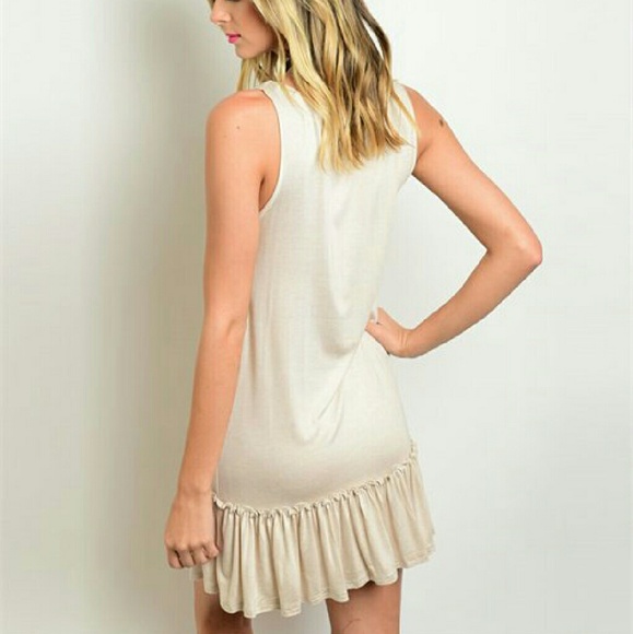 TRUE LIGHT Beige Dress - Picture 3 of 4