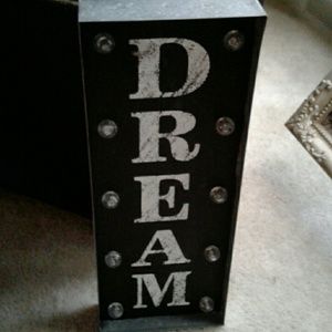 Inspirational lighted sign