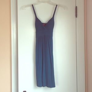 Spaghetti strap dress with a built in bra