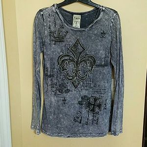 fleur de lis l/s shirt