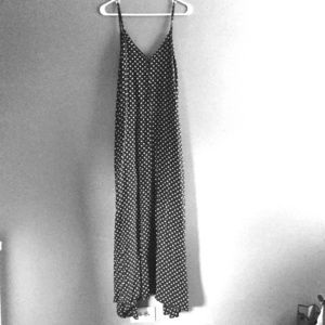 Black Patterned Maxi Dress