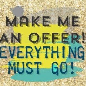 Everything must go!