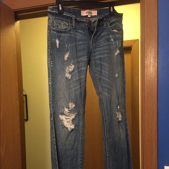 RARE! Victoria's Secret PINK Jeans - Picture 2 of 4