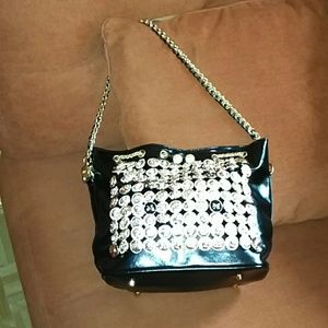 Black Studded tote bag