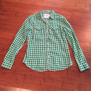 H&M buttondown gingham shirt