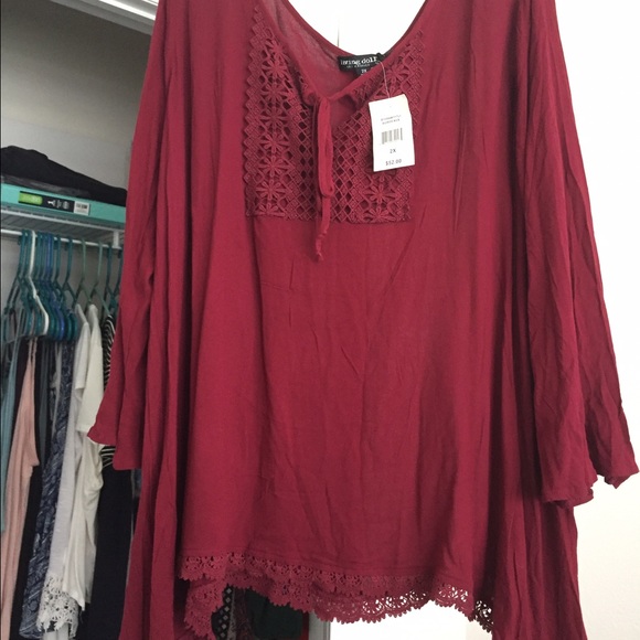 Living Doll Blouse 2x Plus Size