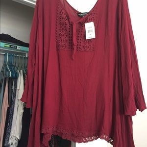 Living Doll Blouse 2x Plus Size