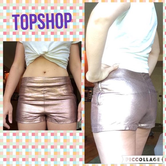 DONATING TUES- *SEXY* Topshop Leather Shorts