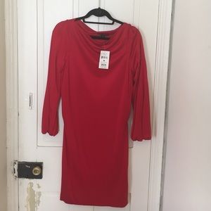 Red silk Ralph Lauren dress