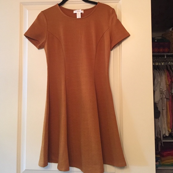 Forever 21 mustard dress