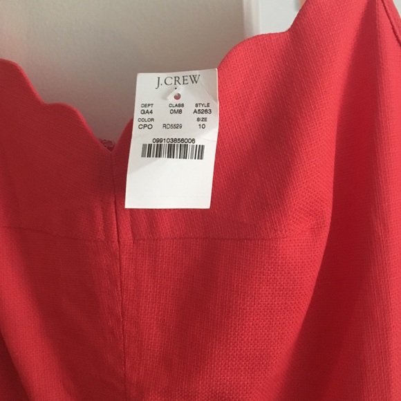 J. Crew Dresses - New with tags jcrew scallop dress J. Crew Dresses - New with tags jcrew scallop dress