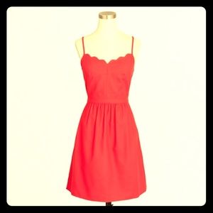 J. Crew Dresses - New with tags jcrew scallop dress J. Crew Dresses - New with tags jcrew scallop dress