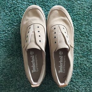 Timberland earth keeper sneakers beige like new