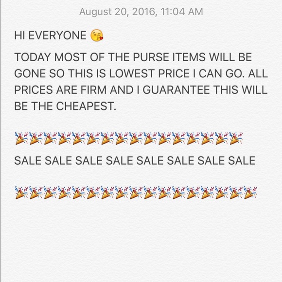 All purses will be gone this is the lowest🎉🎉🎉