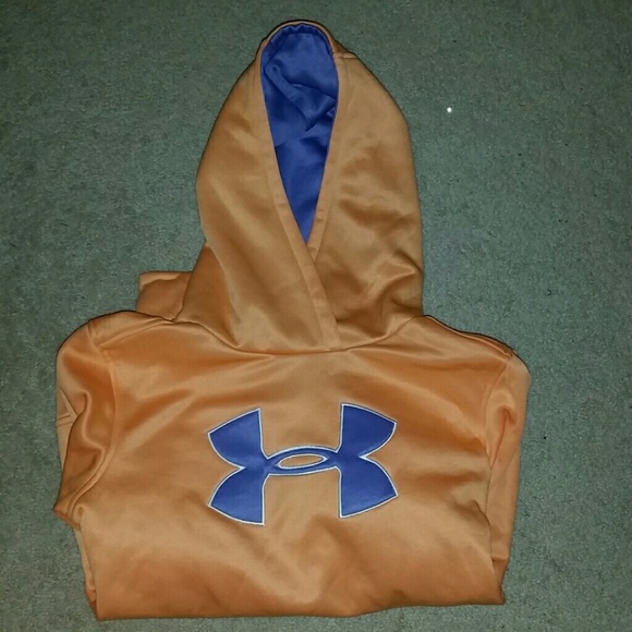Orange and purple sweatshirt