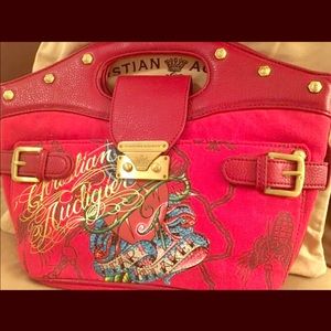 Christian Audigier Clutch Red