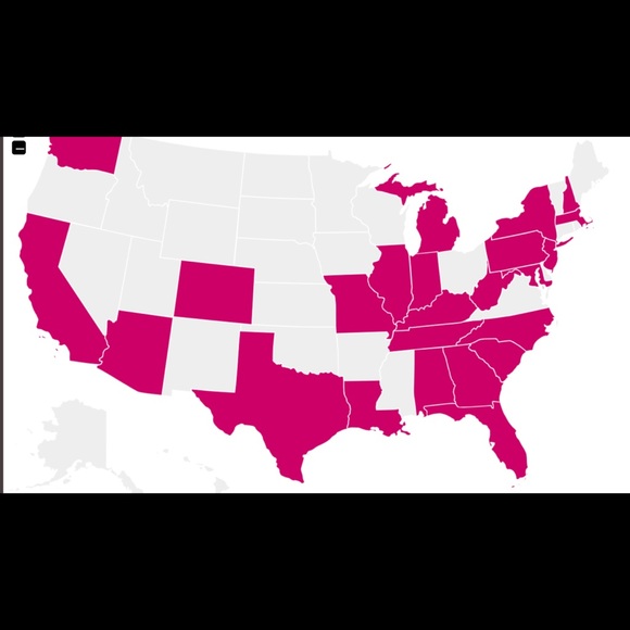 States I've shipped to!