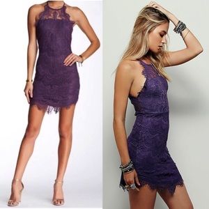Free People She's Got It Dress in Orchid Mist