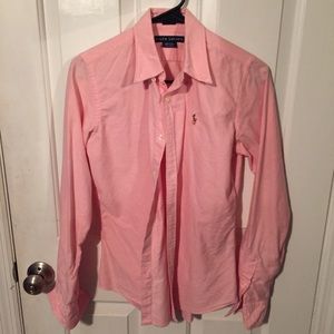 Pink Ralph Lauren Oxford