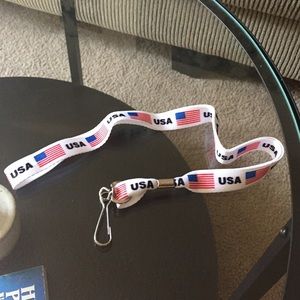 90s USA lanyard