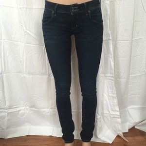 SKINNY HUDSON JEANS DARK WASH SIZE 26