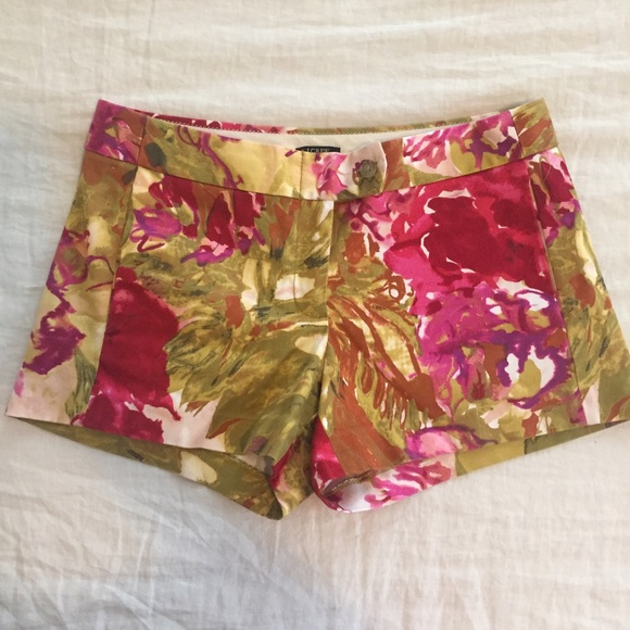 J. Crew Watercolor Stretch Shorts