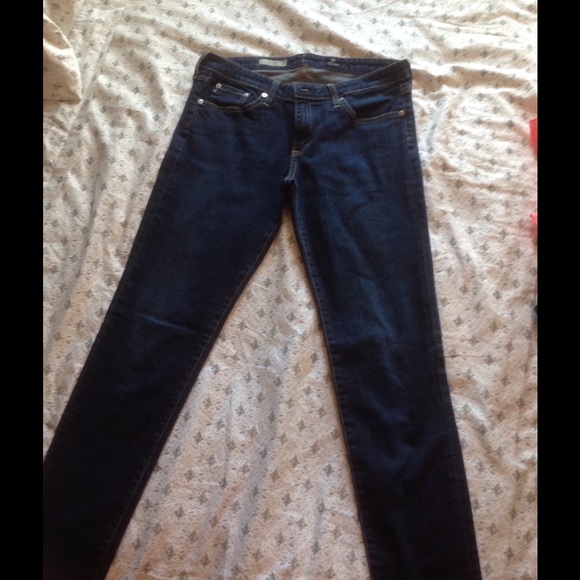 Cigarette leg jeans.