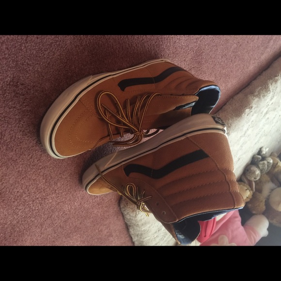 Tan High Top Vans