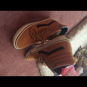 Tan High Top Vans