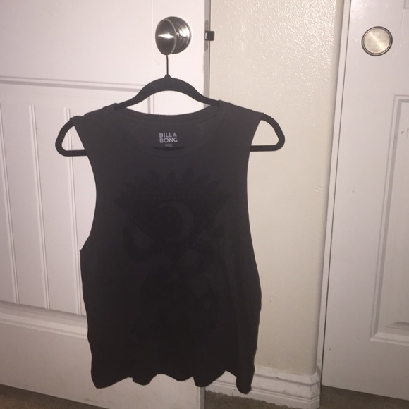 Billabong size small charcoal muscle tee - Picture 1 of 4