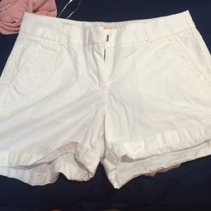 Cargo white shorts from J-Crew