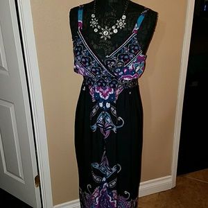 Aztec Maxi Dress NWOT
