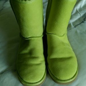 NEW lime green limited edition uggs