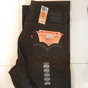 Levi's 501 Dark Green Never Worn 38x32