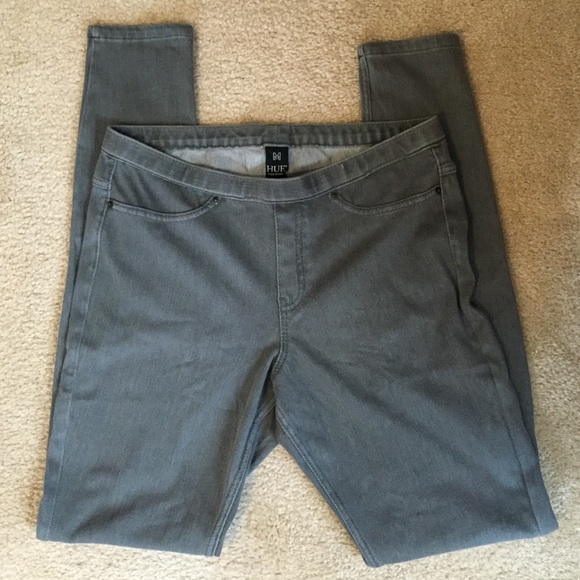 Hue Gray Denim Jeggings - Picture 1 of 2