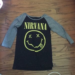 Nirvana baseball T